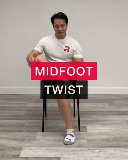 Midfoot Twist - self joint mobilization for foot pain