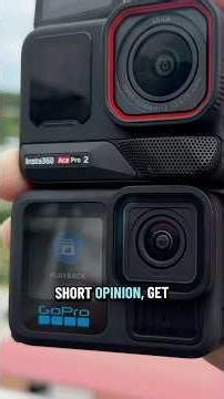 Which action camera is in my back #Insta360 #DJI or #GoPro ?