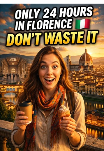 24 Hours in Florence! #italy #italytravel #italytraveltips #travelitaly #italianfood Italy travel tips Italy travel guide Italy hidden gems Italy food guide Italian culture Rome travel tips Milan travel guide Things tourists should know about Italy