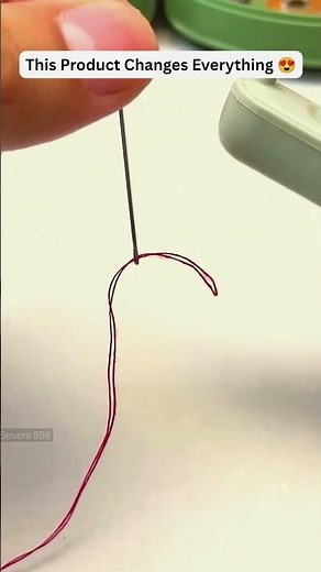 🌿2 in 1 Needle Threader and Seam Ripper 🧵🤯 | Easy Sewing Tool You Need! #3796 ‪@sovorsgadget‬
