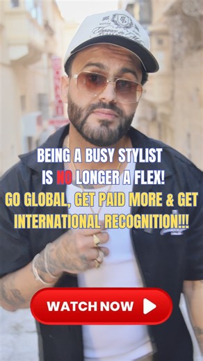 JJ Savani ✪ on Instagram: "Being the busiest stylist in your postcode is no longer the flex. 📍 I said it. And I’ll say it again louder for the ones stuck behind the chair: BUSY ≠ BOOKED RIGHT. BUSY ≠ GLOBAL. BUSY ≠ GETTING PAID WHAT YOU’RE WORTH. While others are chasing back-to-back clients… I’m building brand deals, getting flown out, and gaining international recognition 🌍✈️💼 💬 If you’re done trading time for burnout — it’s time to play the global game. 🎯 The Global Stylist Blueprint is