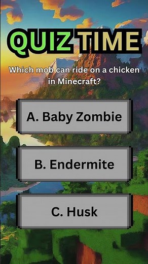 Minecraft Quiz #113: 🤯💀 Only 1% Know This Hilarious Minecraft Fact!
