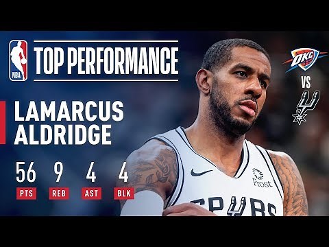 LaMarcus Aldridge Records A New CAREER HIGH 56 Points | January 10, 2019