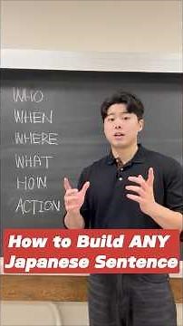 How to Build ANY Japanese Sentence (Simple Formula)