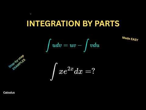 Integration by Part, Don't Complicate it! Step-By-Step guide - 2 Examples - Calculus