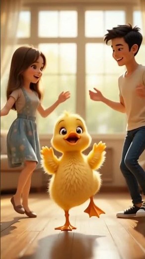 Duckling’s Smiley Clapper Party — A Pixar-Style Family Dance Adventure!”