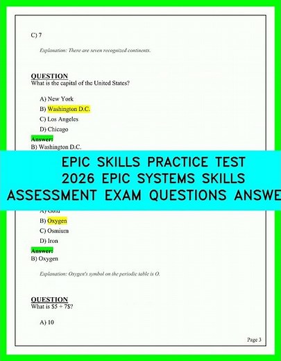 Epic Systems Skills Assessment 2026 Guide: Elite Practice Questions and Verified Answers