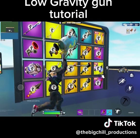 Low Gravity Gun Tutorial for Fortnite Fans
