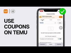 HOW TO USE COUPONS ON TEMU! (FULL GUIDE)