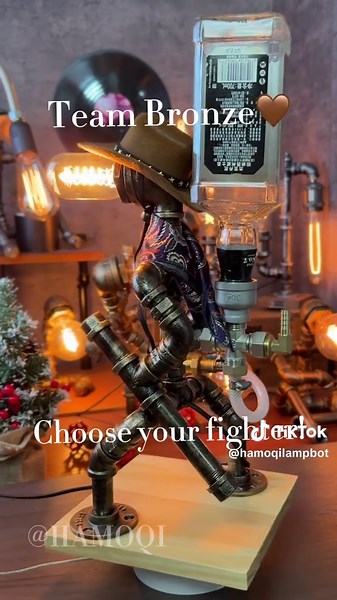 Create Unique Steampunk Robot Lamps for Your Mancave