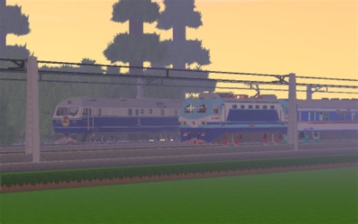 【迷你世界】【火车】单机通过