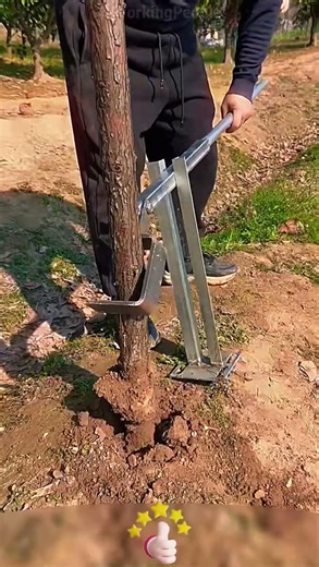 Homemade Convenient Stump Puller ! Effortless Extraction, Labor-Saving, Must-Have for Garde 🌱🔨✨✅💡