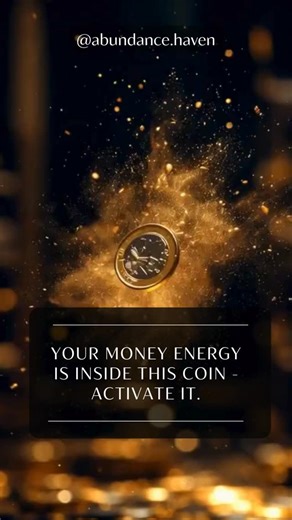 Manifest abundance. Daily rituals on Instagram: "Money isn’t just an object. It’s a frequency. And your body is a transmitter. When your solar plexus is aligned with intention, you can charge a coin with your personal wealth frequency - making it a magnet for opportunities and flow. This ritual doesn’t attract money magically. It programs your energy field and the coin simultaneously, creating a feedback loop of abundance. You’ll need: ✨ 1 coin ✨ a quiet space ✨ optional: candle for focus ▪️Sit 