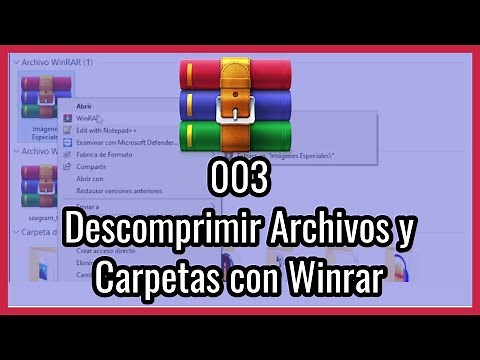 003 Descomprimir un Archivo de Winrar en Windows 10 | Primeros Pasos con Winrar