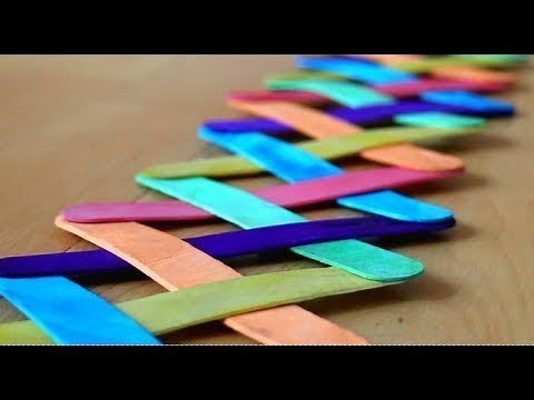 How to make popsicle stick bomb | Cobra Weave | Chain Reaction | Ice cream stick | Easiest way