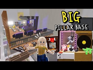 How to Build a Big Pillar Hangout Base | Roblox SCP 3008