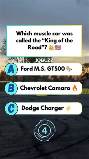 🚗 “King of the Road!”🔥 “Muscle car legend!”which muscles car was the called the king of the road#usa