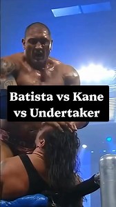Undertaker vs Batista vs Kane 🔥 Triple Threat Showdown! #WWE #Undertaker #Batista #Kane #shorts #yt