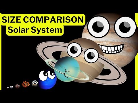 🚀 Our Cool Planets - size comparison 🚀 Planets in order from small to BIG ✨Solar System size