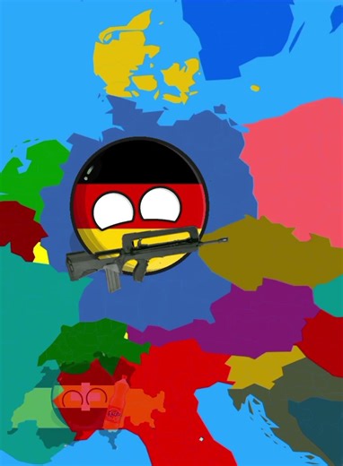 Germany's New Weapons #countryballs #countryballs #geographythroughmaps #memes #mapguide #animation