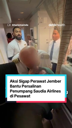 Momen tak terduga terjadi dalam penerbangan Saudia Airlines rute Jeddah menuju Jakarta. Sekitar satu jam setelah lepas landas, seorang penumpang asal Lombok, Nusa Tenggara Barat tiba-tiba mengalami kontraksi hebat dan tanda-tanda akan melahirkan. Kru pesawat kemudian mengumumkan permintaan bantuan tenaga medis kepada penumpang. Seorang perawat asal Jember, Febrian Rahmatullah, langsung mengajukan diri untuk membantu. Saat tiba di kursi penumpang, kondisi ibu sudah sangat darurat karena kepala ba