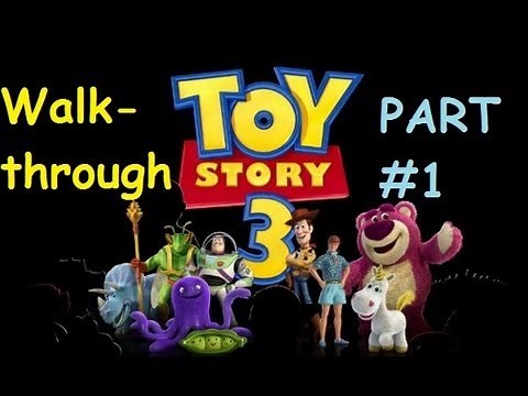 Toy Story 3 Game Walkthrough Part 1: Train Rescue ALL ITEMS FOUND