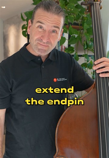 In this lesson from our free course Double Bass for Total Beginners: Your First Steps to Playing, we did into finding a comfortable standing position with our instrument! To access the course for free, visit the link in bio. #doublebass #bassist #posture