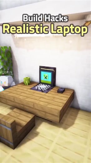 Beaver Arts on Instagram: "Minecraft Laptop Build Hack 💻⛏️ ============= ▷ Resource Pack: Prime's HD pack ▷ Shader: BSL shader v8.4 ============= ▶ Search YouTube "ManDooMiN" ▶ Made By ManDooMiN ▶ Background Music Aaron Kenny - Gaiety in the Golden Age ============= #minecraft #minecraftbuilds #minecraftbuild #minecrafthouse #minecraftmemes #minecraftinterior #minecrafters #마인크래프트 #minecraftredstone #minecraftarchitecture #minecraftart #minecraftonly #minecraftbedrock #minecraftideas #minecraft