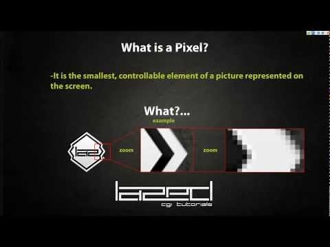 Understanding / What are Pixels & Resolutions (basic beginners) HD