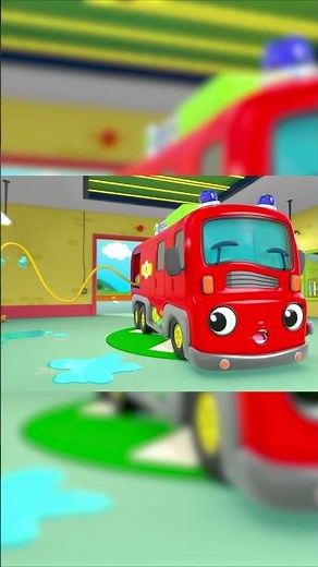 Gecko to the Rescue for Fiona Fire Truck! 🧰 #Shorts #Geckosgarage #Trucks