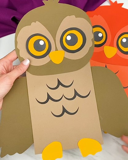 🦉 This owl puppet is so fun for kids to make! | Simple Everyday Mom