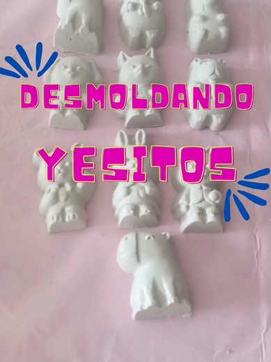 Moldes y Figuras de Yeso para Crear y Pintar