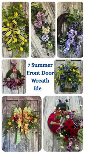 Summer Front Door Wreath Ideas | 7 DIY Wreaths & Door Decor Projects to Inspire You