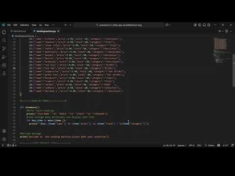 Code lab 1 vending machine