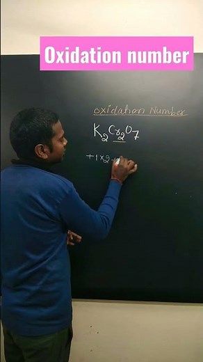 oxidation number of k2Cr2O7/how to calculate oxidation number#shorts