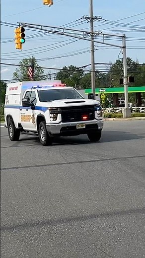 *FIRST VIDEO* Passaic County Sheriff's brand new HAZMAT Unit responding code 3