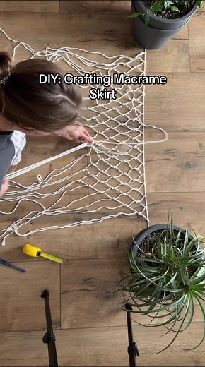 DIY Macrame Skirt: Easy & Stylish Craft! 🧶