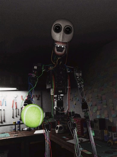 PART 4: I was held prisoner by E.L.B.E.R.R. the self-aware robot and forced to build him an army. *No AI was used at all in the making of this video. This 3D animation was made entirely in Blender. #horror #scary #robot #fyp #fypシ