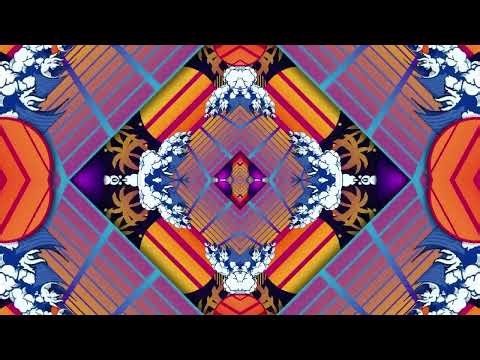 Japanese Synth 4K VJ Loop Background Video | No Copyright Background Video