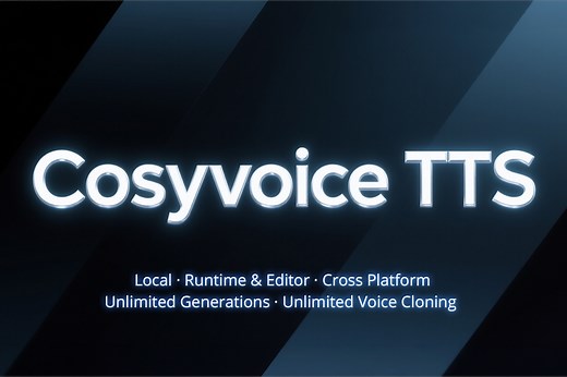 Cosyvoice TTS for Unity | 生成式 AI | Unity Asset Store