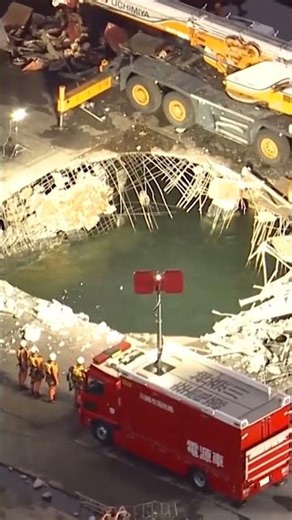 One missing, three badly injured after scaffolding collapse in Japan