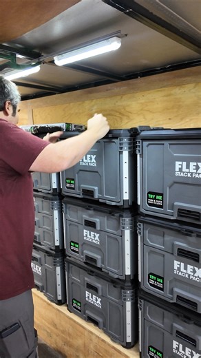 Flex Stack Pack Wall Mounting #shorts #flexstackpack #stackpack #storagesystem #tools #flextools