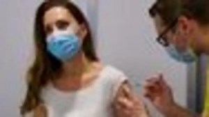 COVID-19: Duchess of Cambridge posts picture of her first coronavirus vaccine