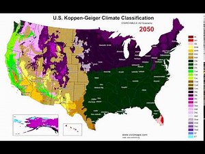 U.S. Koppen-Geiger climate classification (2000 - 2100) [CSIRO-Mk3.0: A2 Scenario]
