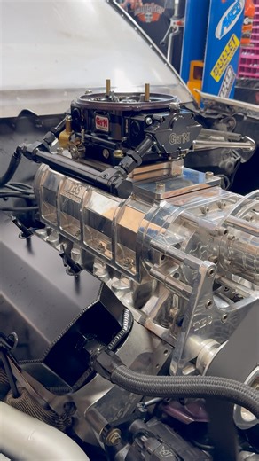 Has to be the cleanest engine I’ve ever seen. And I see you, GET'M Performance 💪 #redhulkracing #dragracing #car #engine #automotive #racecar | Red Hulk Racing