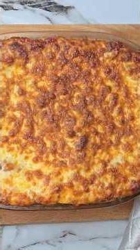 Easy Homemade Lasagna with Oven-Ready Lasagna Sheets #food #lasagna
