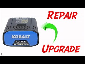 Kobalt Battery Pack Repair and Upgrade