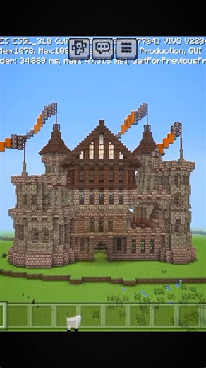 "I Built a REAL German Fairy Tale Castle in Minecraft… Mind-Blown! 🇩🇪🏰" #GermanCastle #ViralBuild