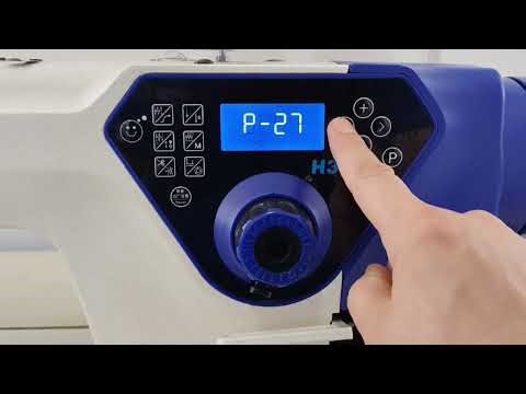 JAKI H33 Lockstitch sewing machine Counter setting method