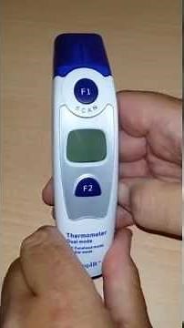 Baby Thermometer - How to change C degrees to F Demo